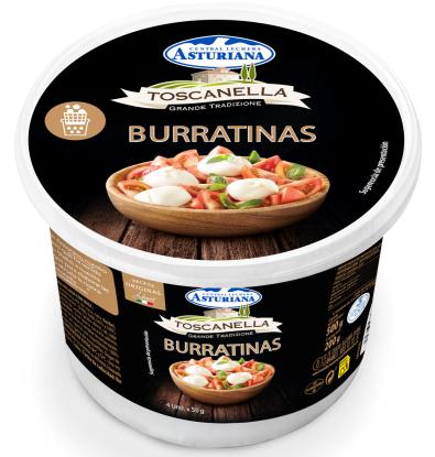 FORMATGE ASTURIANA BURRATINES 4X 50 G