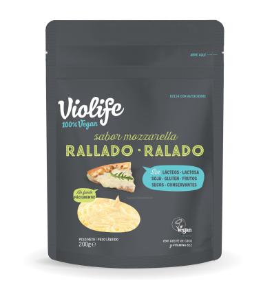 RALLAT VEGA VIOLIFE SABOR MOZZARELLA 200 G