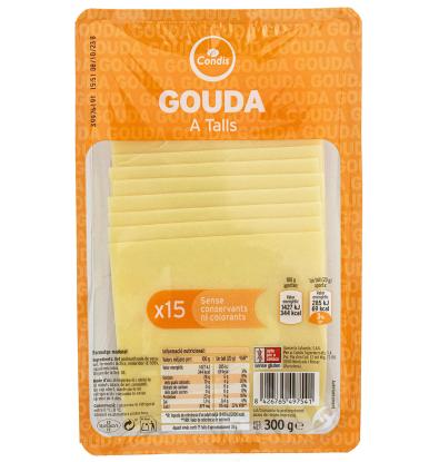 QUESO CONDIS GOUDA LONCHA 300 G