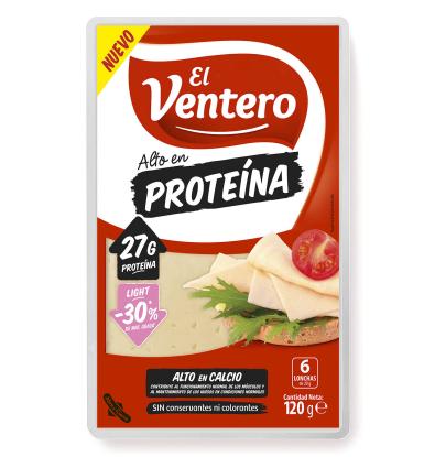QUESO EL VENTERO LONCHA PROTEÍNA 120 G