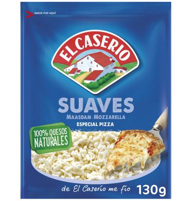 QUESO EL CASERIO SUAVES PIZZAS 130 G