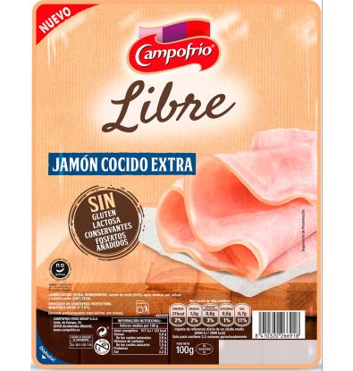 JAMÓN COCIDO CAMPOFRÍO LIBRE 100 G