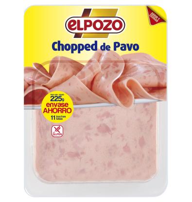 CHOPPED DE PAVO ELPOZO 225 G