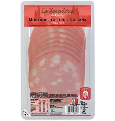 MORTADEL·LA CONDIS TIPUS ITALIANA 125 G