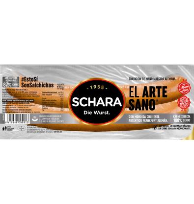 SALCHICHA SCHARA ARTESANO 2 UNIDADES 170 G