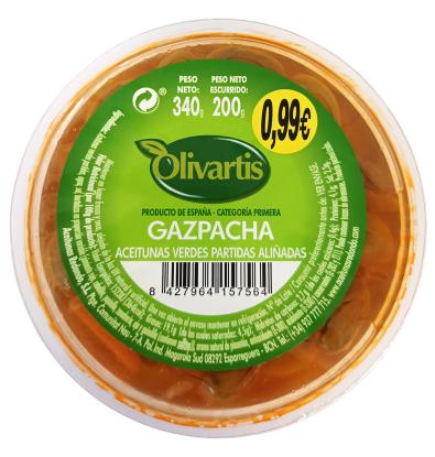 ACEITUNAS OLIVARTIS GAZPACHA 200 G