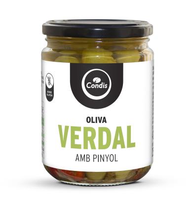 OLIVES CONDIS VERDAL PINYOL 250 G