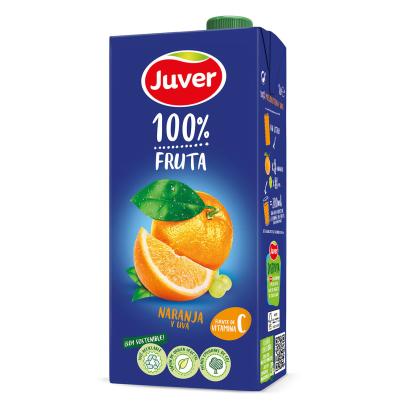 ZUMO 100% JUVER NARANJA UVA 1 L