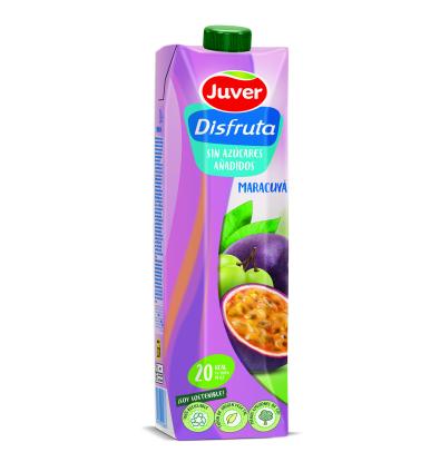 DISFRUTA JUVER SIN AZUCAR MARACUYA 1 L