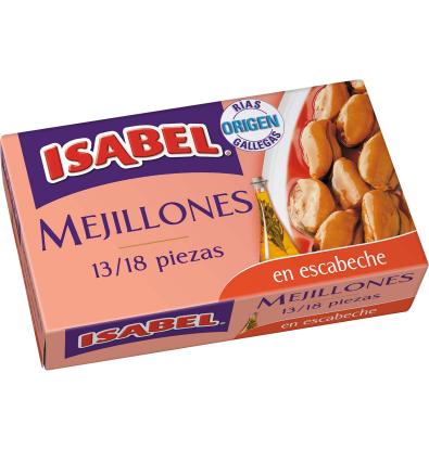 MEJILLONES ISABEL ESCABECHE 115 G