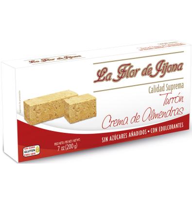 TORRÓ FLOR DE JIJONA AMETLLAS S/ SUCRE 200 G