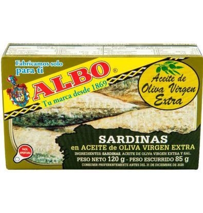 SARDINAS ALBO ACEITE VIRGEN 85 G