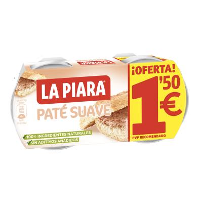 PATE SUAU LA PIARA PACK 2 UNITATS 1.50€ 150 G