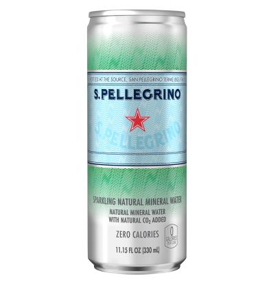 AGUA SAN PELLEGRINO CON GAS LATA 33 CL