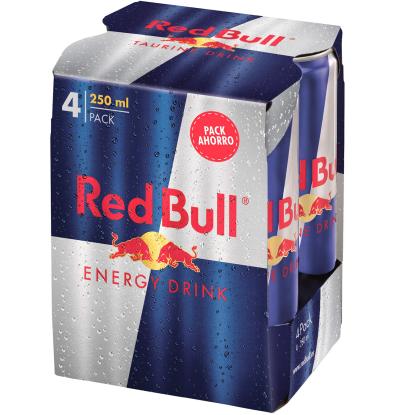 REFRESCO RED BULL ENERGY DRINK 4 UNIDADES