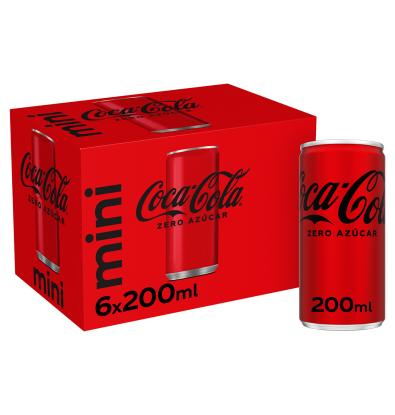 REFRESC COCA COLA ZERO MINI 6 X 20 CL