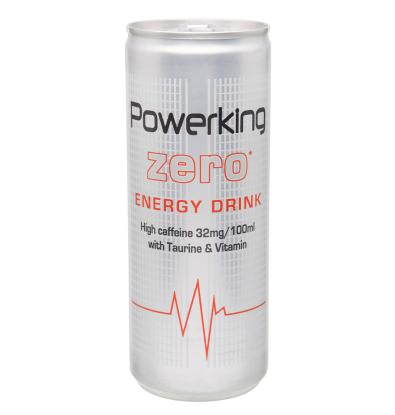 BEBIDA ENERGÉTICA POWERKING ZERO LATA 250 ML