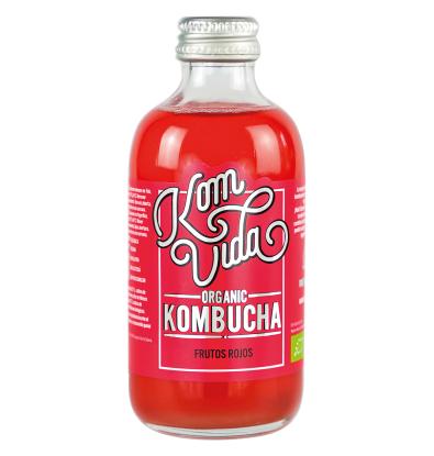 KOMBUCHA KOMVIDA FRUITS VERMELLS AMPOLLA 25 CL