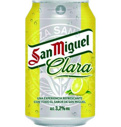 CERVEZA SAN MIGUEL CLARA LATA 33 CL