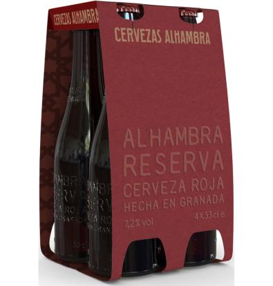 CERVEZA ALHAMBRA RESERVA ROJA 4 UNIDADES