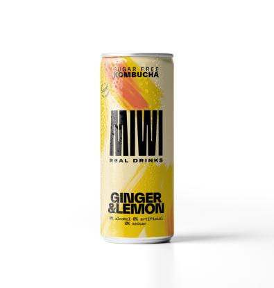 KOMBUCHA MIWI GINGER&LEMMON 250 ML