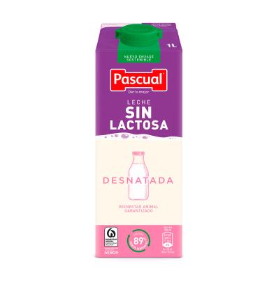 LECHE PASCUAL SIN LACTOSA DESNATADA 1 L