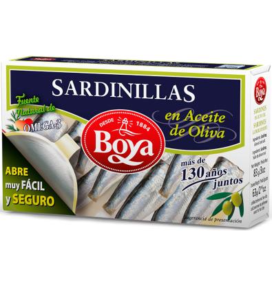 SARDINILLAS BOYA ACEITE DE OLIVA 83 G