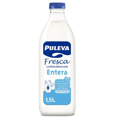 Puleva - Líquido - Leche Entera - 6 x 1 L - Sin sabor : :  Alimentación y bebidas