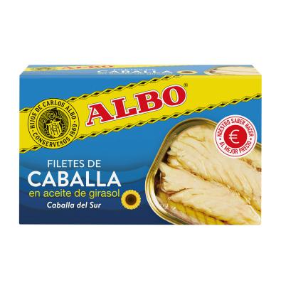 FILET DE CAVALLA ALBO OLI GIRASOL 85 G