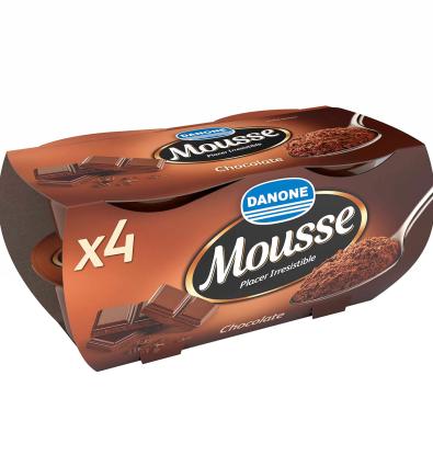 MOUSSE DANONE CHOCOLATE 4 UNIDADES