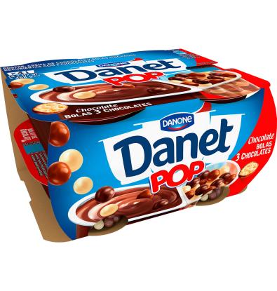 NATILLAS DANONE POP CHOCOLATE 4 UNI