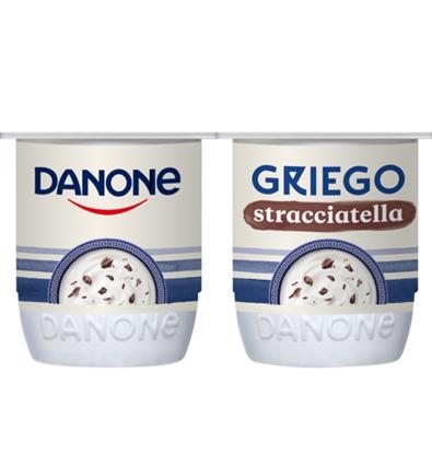 YOGUR DANONE GRIEGO STRACCIATELA 4 UNIDADES