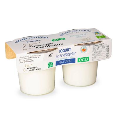 IOGURT ECO G.MONTSENY DESNATAT NATURAL 2 UNITATS