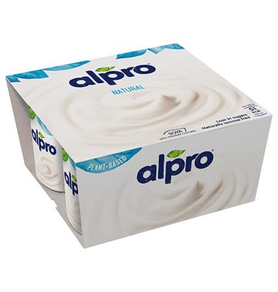 YOGUR ALPRO NATURAL 4 UNIDADES