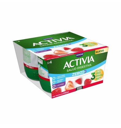 ACTIVIA DANONE TRIPLE 0 MADUIXA 4 UNITATS