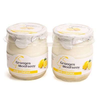 IOGURT GRANGES MONSTENY CABRA LLIMONA VIDRE 2 UNITATS