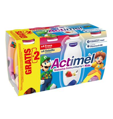 ACTIMEL DANONE KIDS MADUIXA I VAINILLA 8 UNITATS