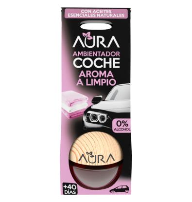 AMBIENTADOR AURA COCHE AROMA LIMPIO 1 UNIDAD