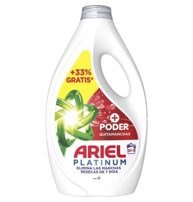DETERGENTE LÍQUIDO ARIEL EXTRA PODER 30+10 40 DOSIS
