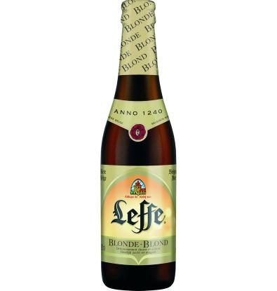 CERVEZA LEFFE RUBIA BOTELLA 33 CL