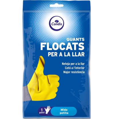 GUANTS GOMA CONDIS FLOCATS PETITS 1 PARELL