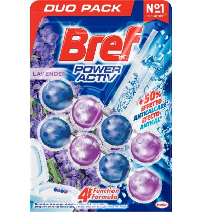 NETEJA WC BREF POWER  ACTIVE LAVANDA 2 UNITATS