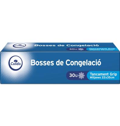 BOLSAS CONDIS CONGELACIÓN MEDIANAS 30 UNIDADES
