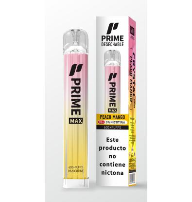 VAPER SIN NICOTINA PRIME PEACH MANGO 1 UNIDAD