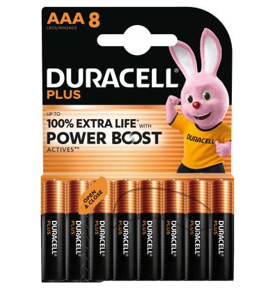 PILAS DURACELL AAALR03 P.B.KB 8 UNIDADES
