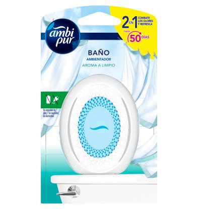 AMBIENTADOR BAÑO AMBI PUR AROMA LIMPIO 1 UNIDAD