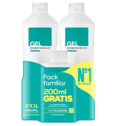 PACK GEL INIBSA DERMATO VIAJE 1 UNIDAD