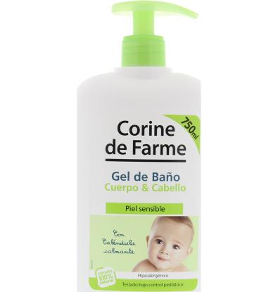 GEL BANY CORINE FARME COS-CABELL 750 ML