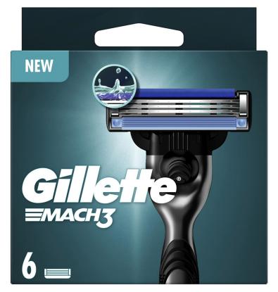 RECAMBIO GILLETTE MACH3 6 UNIDADES