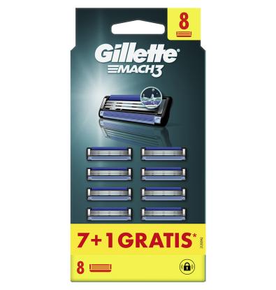 RECANVI GILLETTE MACH3 7+1 8 UNITATS
